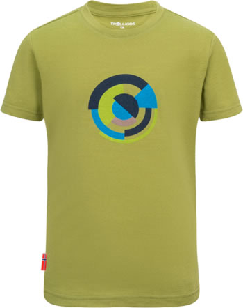 Trollkids Kids T-Shirt Kurzarm SANDEFJORD T XT kiwi