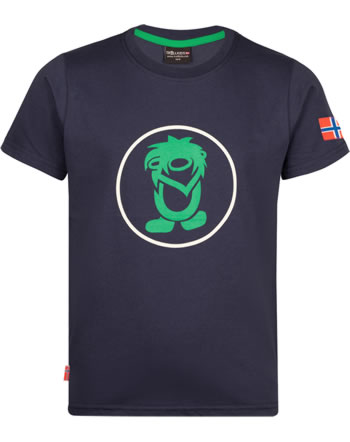 Trollkids Kids T-Shirt short sleeve TROLL T navy/pepper green 806-169