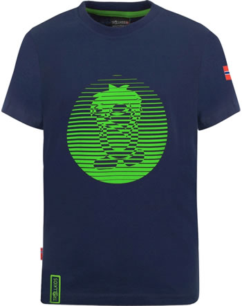 Trollkids Kids T-Shirt short sleeve TROLL T XT navy/viper green