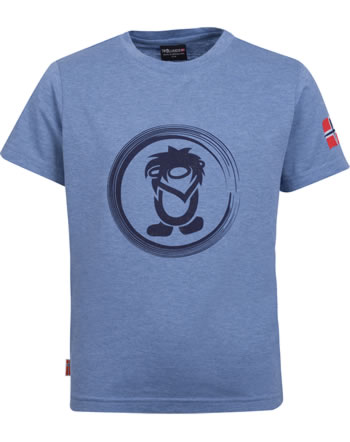Trollkids Kids T-Shirt short sleeve TROLLFJORD T medium blue