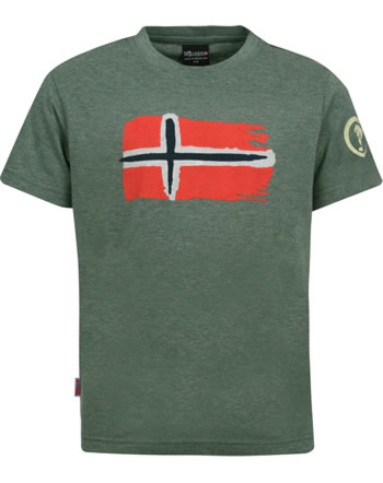 Trollkids T-shirt à manches courtes Kids T-Shirt OSLO T khaki green