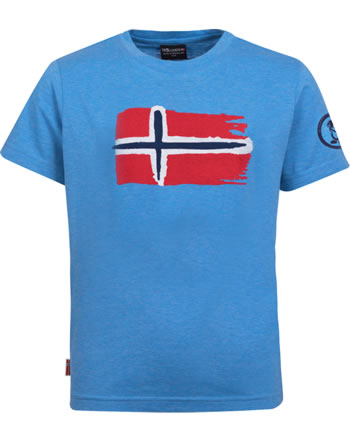 Trollkids T-shirt à manches courtes Kids T-Shirt OSLO T medium blue