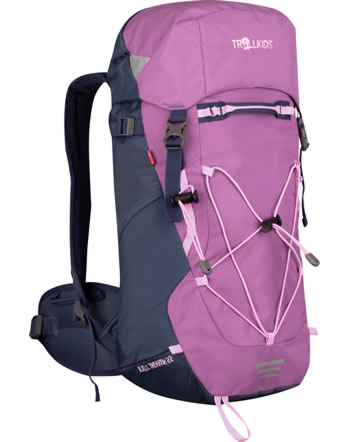 Trollkids Kids Hiking backpack FJELL TREKKER 22 L pink/violet blue/rose