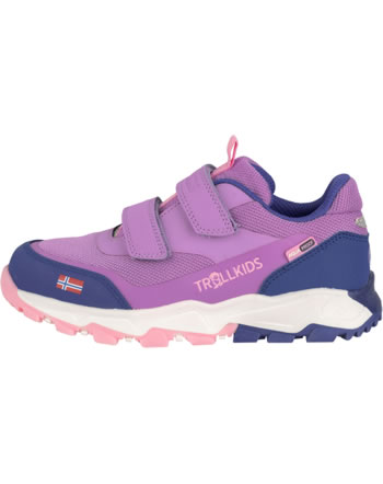 Trollkids Kids Hiking Shoes PREIKESTOLEN HIKER pink/blue/rose
