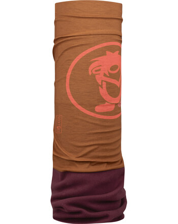 Trollkids Loop/Schlauchschal KIDS WINTER TROLL MULTITUBE XT - Redwood/Caramel/Salmon