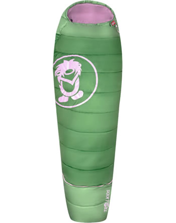 Trollkids Sleepingbag extendable FJELL DREAMER pistachio green/rose