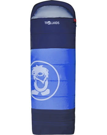 Trollkids Sleeping bag extendable FJELL DREAMER navy/m. blue/green 950-100