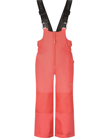 Trollkids Schneehose mit Trägern NORDKAPP - Coral Pink