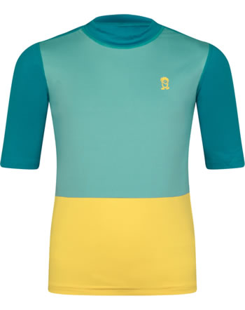 Trollkids Shirt de bain BALESTRAND T UPF 50+ turquoise/blue/ginger