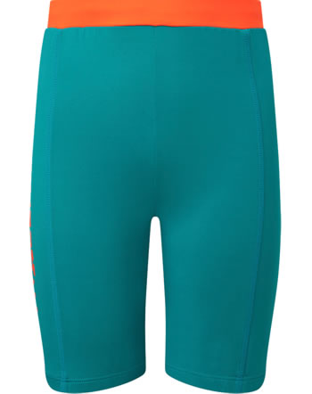 Trollkids Schwimm-Shorts KVALVIKA UPF 50+ lake blue/bright orange