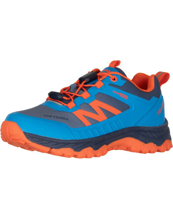 Trollkids Wander-/Trekkingschuhe 'Sirdal Hiker Low' - Pool Blue/Dark Indigo/Sahara Sunset