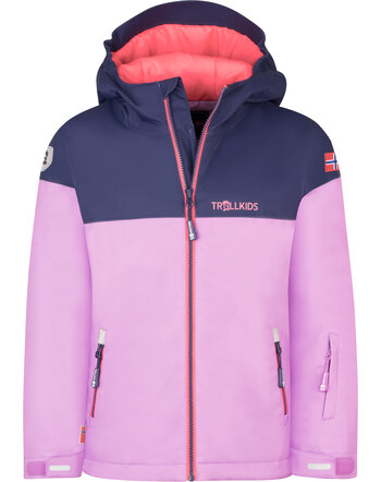 Trollkids Ski-/Winterjacke GIRLS HALLINGDAL - Light Violet/Deep Violet/Coral Pink