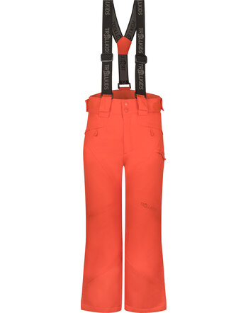 Trollkids Skihose mit abnehmbaren Trägern 'Kids Kongsberg Ski Pant' - Flame Orange 🧡