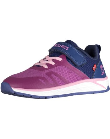 Trollkids Freizeit-Sneaker 'Alesund' mit Klett - Mallow Pink/Violet Blue/Wild Rose