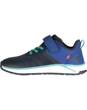 Trollkids Sneaker vegan ALESUND navy/cobalt blue/turquoise