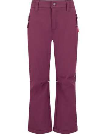Trollkids Softshell-Hose 'Kids Fjell Softshell Pant' - Deep Ruby
