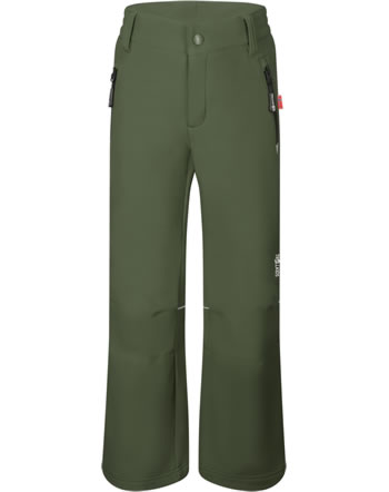 Trollkids Softshell-Hose KIDS HEMSEDAL ivy/black