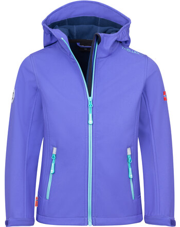 Trollkids Softshell-Jacke 'Girls Trollfjord Jacket' - Wisteria Purple