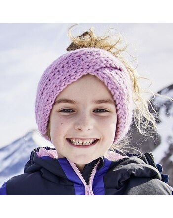 Trollkids Stirnband GIRLS WINTER HEADBAND - Pink Dawn