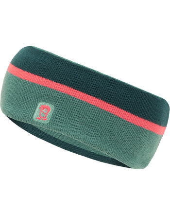 Trollkids Stirnband KIDS HAFJELL HEADBAND - Dusty Teal/Coral Pink/Midnight Petrol