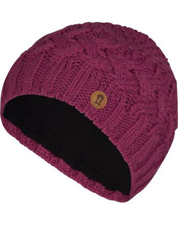 Trollkids Strick-Mütze GIRLS RAULAND CAP - Bright Berry