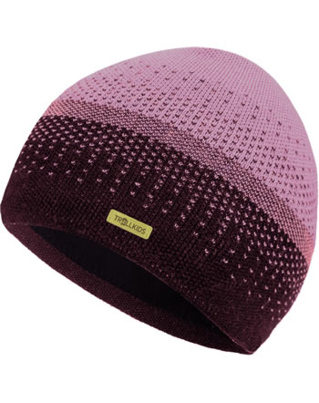 Trollkids Strick-Mütze KIDS MERINO CAP - Mauve