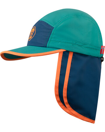 Trollkids Summer-cap TROLL XT - Sea Green/Madeira Blue/Sahara Sunset