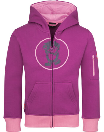 Trollkids Sweatjacke 'Kids Sortland' - Fresh Berry/Candy Pink