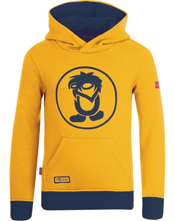 Trollkids Sweatpullover KIDS TROLL SWEATER - Golden Yellow/Mystic Blue