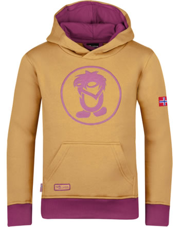 Trollkids Sweatpullover m. Kapuze KIDS TROLL SWEATER honey/fireberry