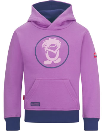 Trollkids Hooded sweater KIDS TROLL SWEATER pink/violet blue