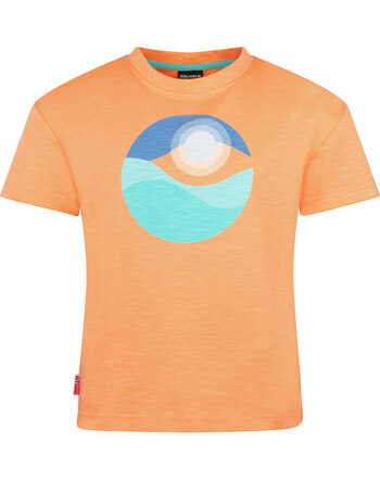 Trollkids T-Shirt 'Girls Halsafjord' mit UPF 30 + aus Bio-Baumwolle - Coral Haze