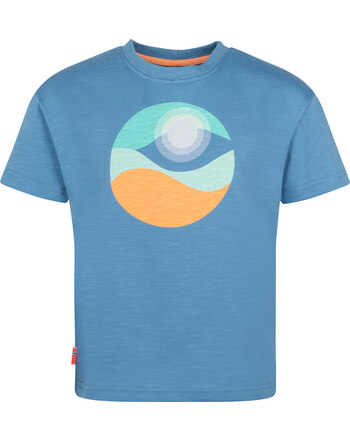 Trollkids T-Shirt 'Girls Halsafjord T' mit UPF 30 + - Cornflower