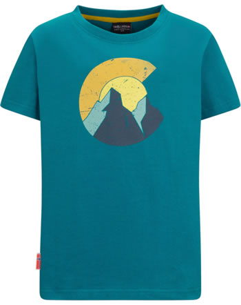 Trollkids T-shirt à manches courtes UV 30+ HALSAFJORD T atlantic blue