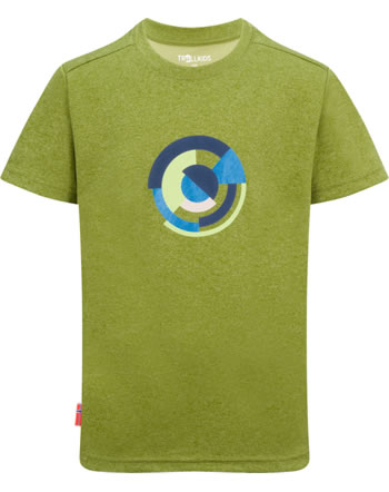 Trollkids T-shirt à manches courtes UV 30+ SOGNEFJORD T kiwi