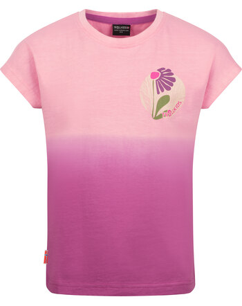 Trollkids T-Shirt 'Yttersand Beach' aus 100 % Baumwolle - Candy Pink/Fresh Berry