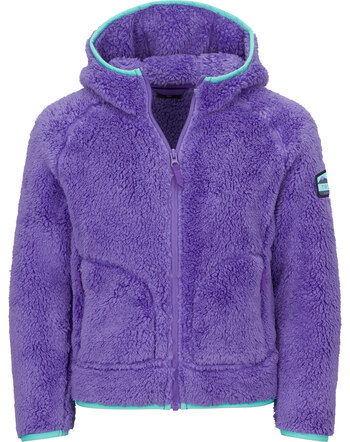 Trollkids Teddy-Jacke 'Girls Borgund XT' - Wisteria Purple