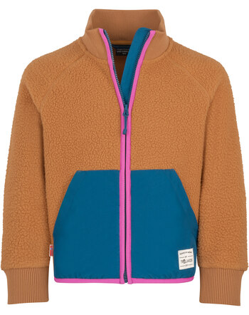 Trollkids Teddy-Jacke mit Stehkragen GIRLS VEGA - Almond