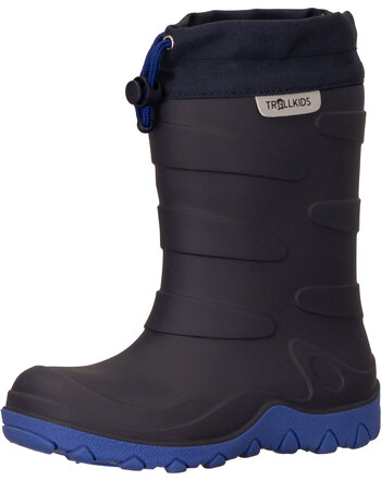 Trollkids Thermo-Gummistiefel mit Fleece-Futter 'Kids Torsvag Thermo Winter Rubber Boots' - Navy/Royal Blue