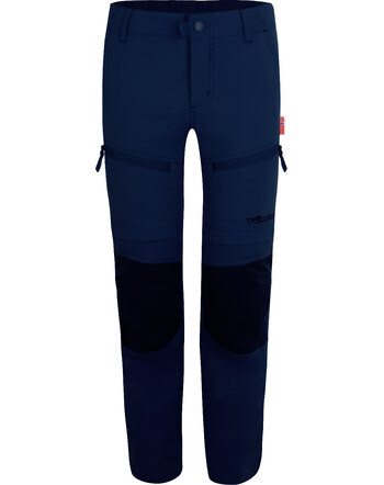Trollkids Trekking-Hose 'Nordfjord Zip-Off' mit Knie- und Gesäßverstärkung - Navy
