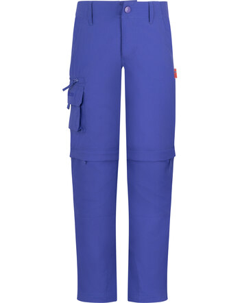 Trollkids Trekking-Hose Zip-Off 'Kids Oppland Slim Fit' - Ultramarine