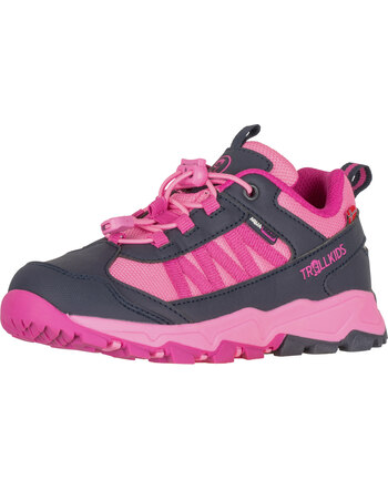 Trollkids Trekking-/Wanderschuhe 'Tronfjell Hiker Low' - Fresh Berry/Candy Pink/Graphite