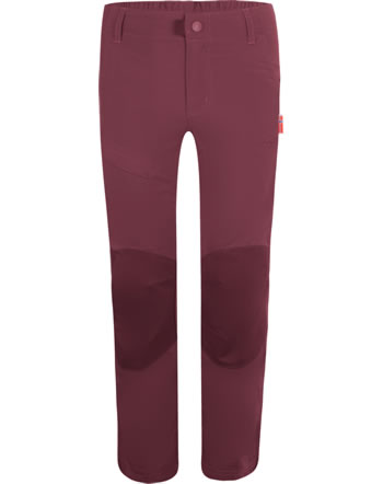 Trollkids Trekkinghose KIDS HAMMERFEST PRO maroon red