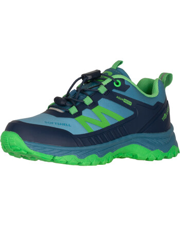 Trollkids Wander-/Trekkingschuhe 'Sirdal Hiker Low' - Mystic Blue/Fresh Green