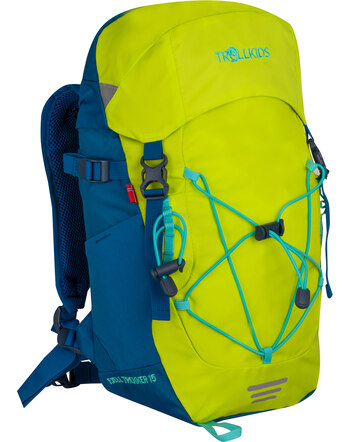 Trollkids Wanderrucksack 'Fjell Trekker' 15L - Cool Lime/Summer Night/Aqua Mint