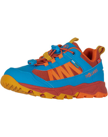 Trollkids Trekking-/Wanderschuhe 'Tronfjell Hiker Low' - Red Clay/ Dynamic Blue/ Mustard