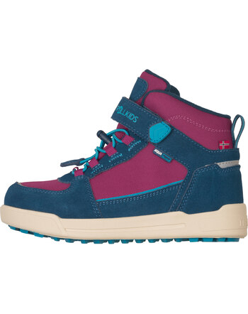 Trollkids Wanderschuhe KIDS GRYLLEFJORD - Bright Berry/Madeira Blue/Dark Turquoise