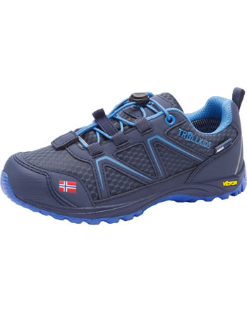 Trollkids Hiking Shoes KIDS SKARVAN HIKER LOW navy/medium blue 473-117