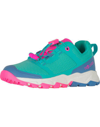 Trollkids Wanderschuhe 'Sandejord Hiker' - Aquamarine/Cornflower/Light Magenta