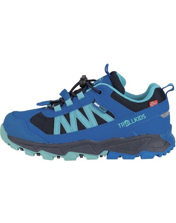 Trollkids Trekking-/Wanderschuhe 'Tronfjell Hiker Low' - Cobalt Blue/Dusky Turquoise/Dark Navy